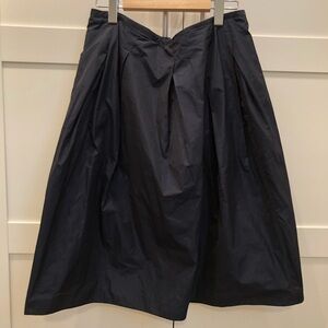 VINCE navy blue knee length skirt